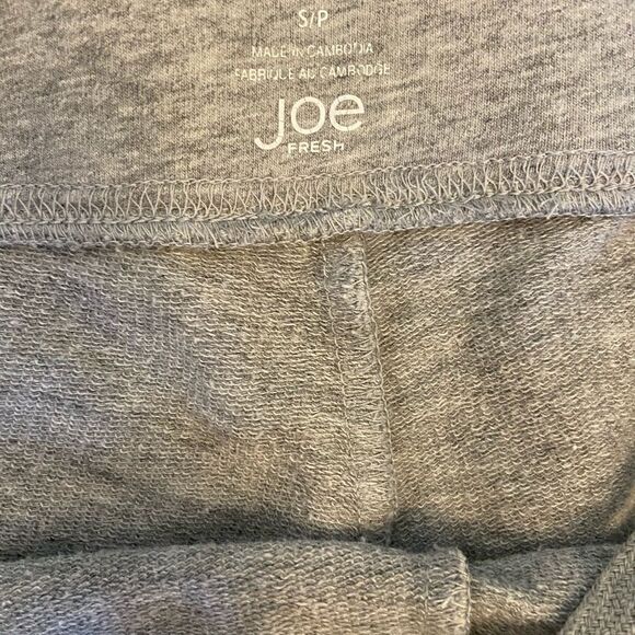 JOE FRESH Grey Drawstring Wide Leg Lounge Pant S - Picture 6 of 9